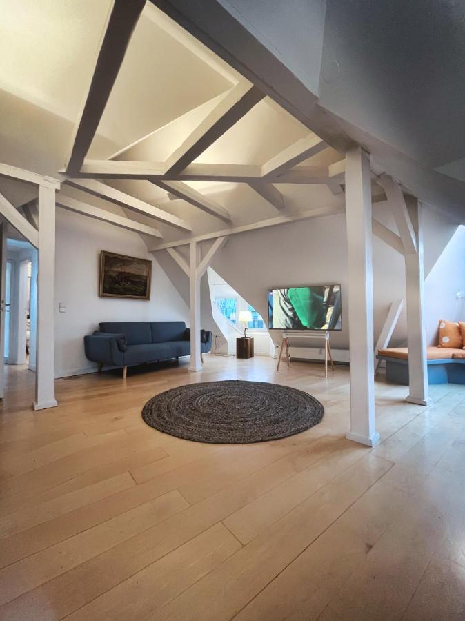 Apartament Loft-Panoramablick-Hafen & Elbe! Hamburg Zewnętrze zdjęcie