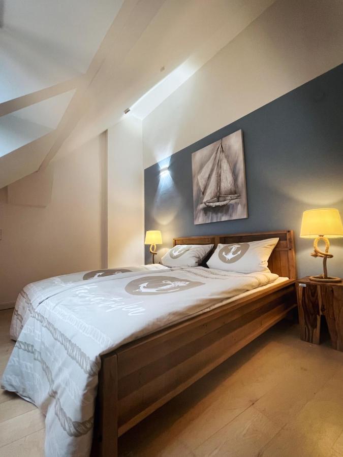 Apartament Loft-Panoramablick-Hafen & Elbe! Hamburg Zewnętrze zdjęcie